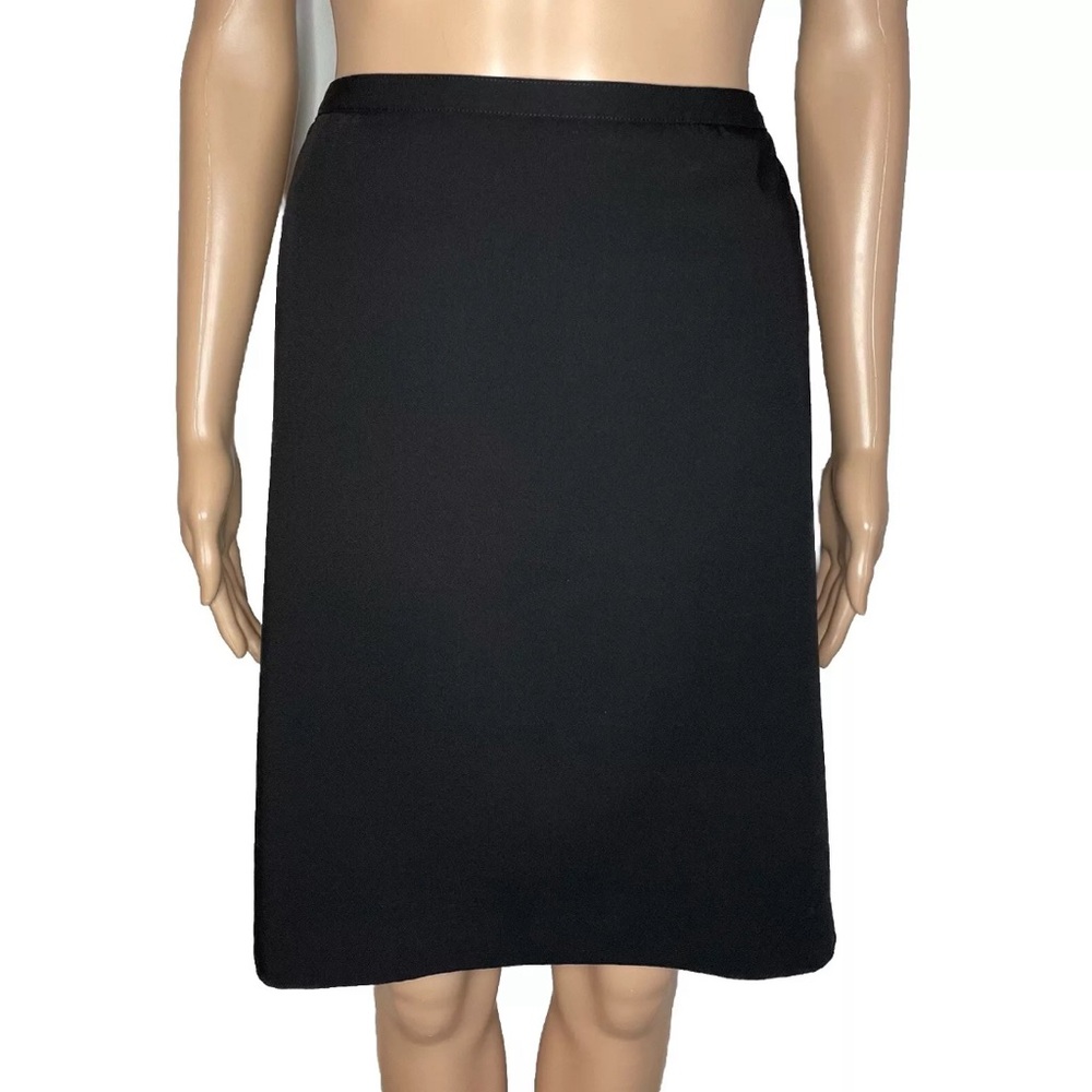 Vintage Worthington Works Basic Solid Black Midi … - image 1